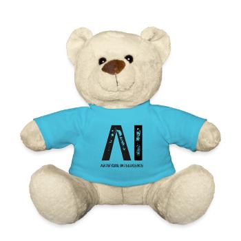 Artificial Intelligence (AI) - Teddy Bear - atoll blue - Front