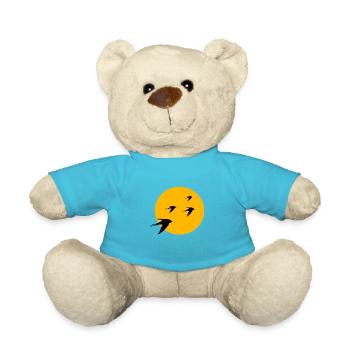 Vögel Vogel Sonne - Teddy - Atollblau - Vorne