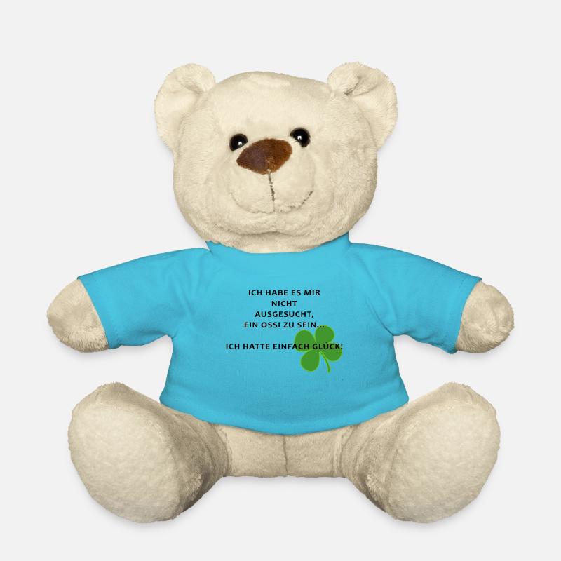 Ich habe es mir nicht ausgesucht, ein Ossi zu sein - Teddy - Atollblau