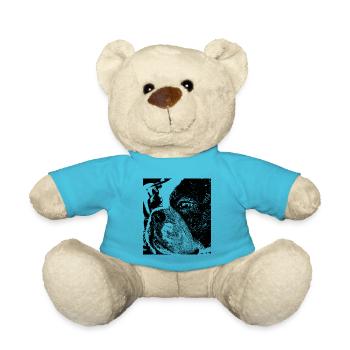 French Bulldog - Teddy Bear - atoll blue - Front