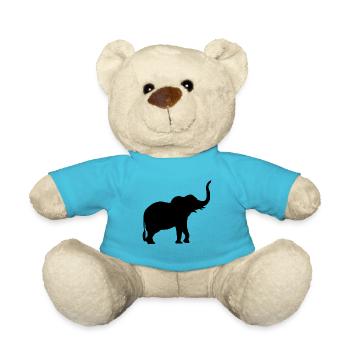Elephant - Teddy Bear - atoll blue - Front