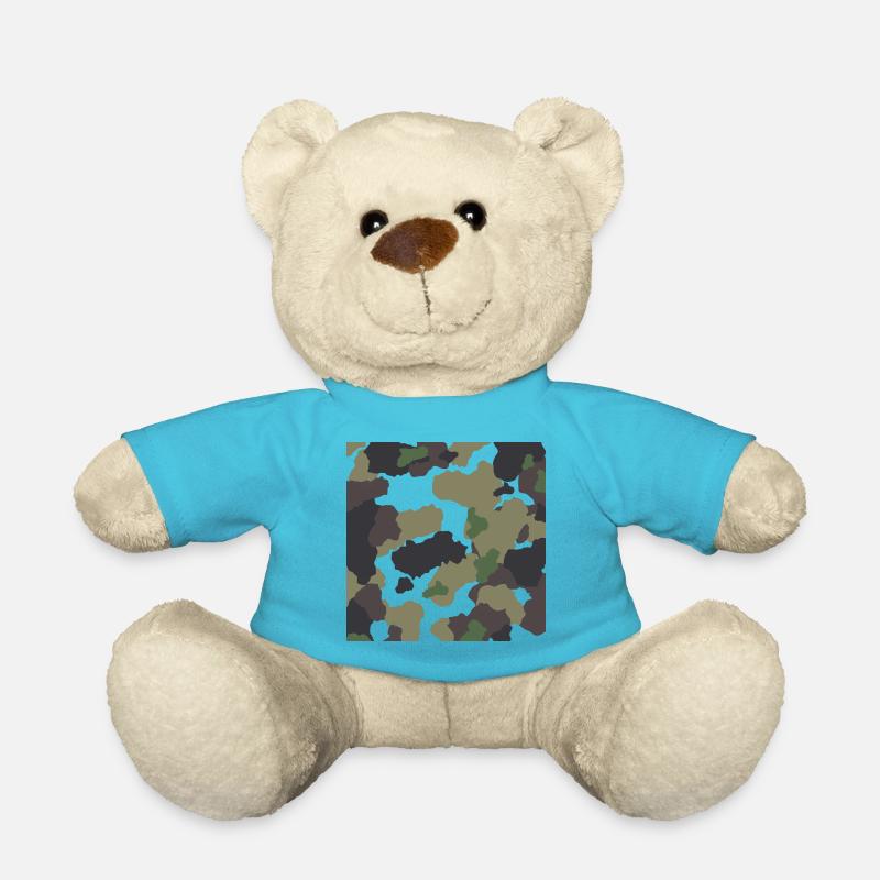 Camouflage militaire - Nounours - bleu outremer