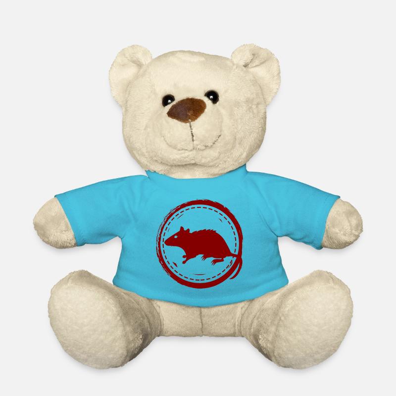 Rat - Rongeur - Nounours - bleu outremer