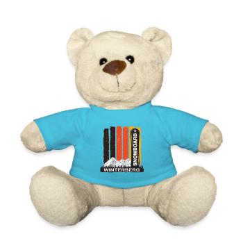 German Flag Winterberg - Teddy Bear - atoll blue - Front