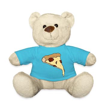 Pizza - Teddy - Atollblau - Vorne