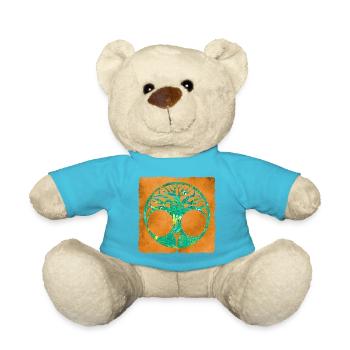 lebensbaum e 71 y - Teddy Bear - atoll blue - Front