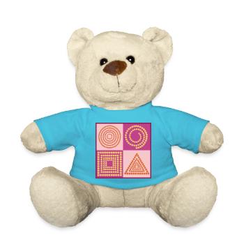 Motif Tendance Couleurs Hiver 2022 - Nounours - bleu outremer - Devant