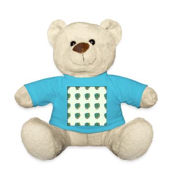 Globusmuster - Schulanfang 2022 / 2023 - Teddy - Atollblau - Vorne