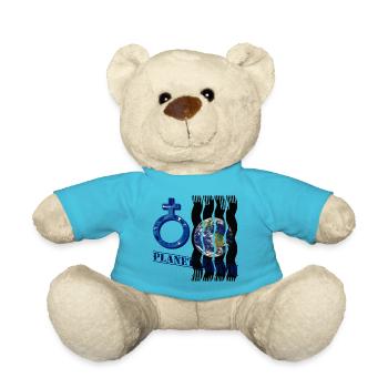 planet erde e 12 - Teddy - Atollblau - Vorne