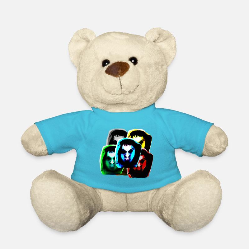 Hoody head: Multi - Teddy - Atollblau