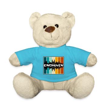 Eindhoven Pays-Bas Skyline Silhouette Voyage So - Nounours - bleu outremer - Devant