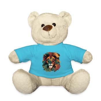 Visage du Lion Design - Nounours - bleu outremer - Devant