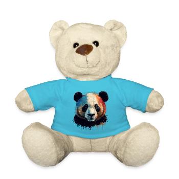 Red Panda - Teddy Bear - atoll blue - Front