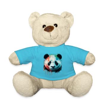Panda Gift For Girls - Teddy Bear - atoll blue - Front