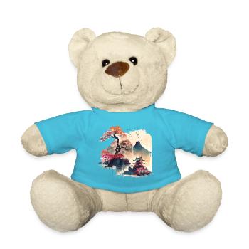 Art japonais - Nounours - bleu outremer - Devant