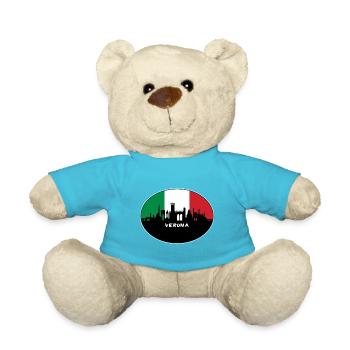 Vérone Italie Flag Skyline Souvenir de voyage - Nounours - bleu outremer - Devant