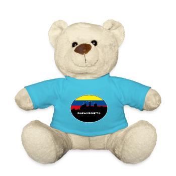 Barquisimeto Venezuela Flagge Skyline Silhouette Tra - Teddy - Atollblau - Vorne