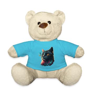 Asiatisch - Teddy - Atollblau - Vorne