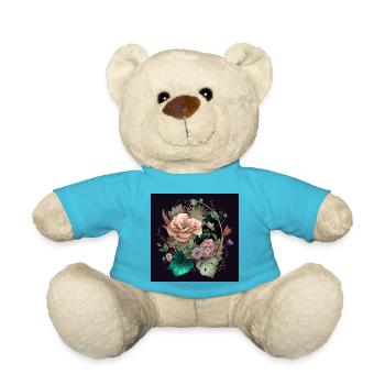 Floral Design 22 - Teddy - Atollblau - Vorne