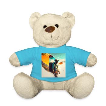 Gleitschirmflieger, Held der Lüfte! - Teddy - Atollblau - Vorne