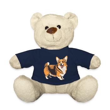 Bereit zum Spielen Corgi - Teddy - French Navy - Vorne