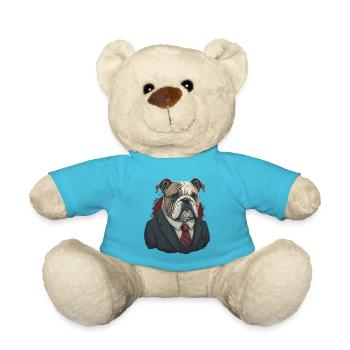 Professionell aussehende Bulldogge - Teddy - Atollblau - Vorne