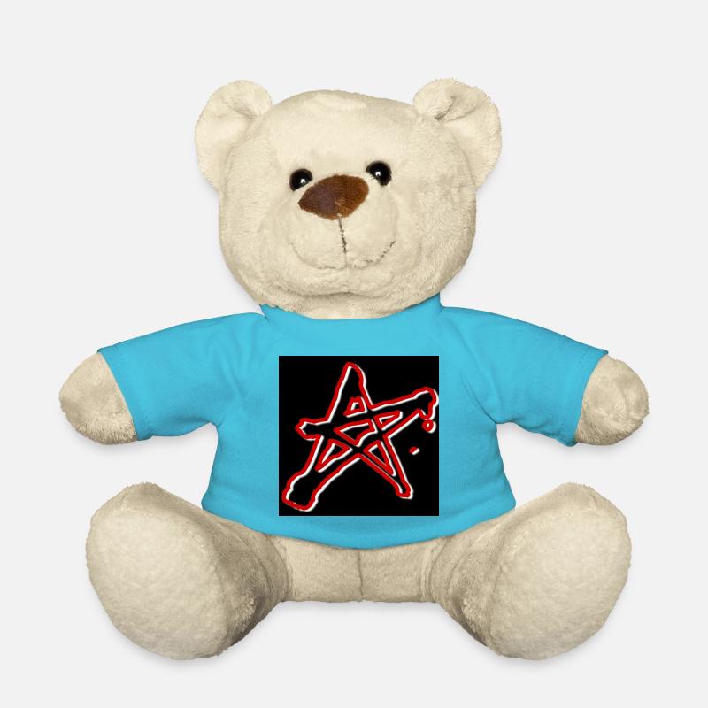 Pentagramm (Zeichen) - Abbild - 2023 - Teddy - Atollblau