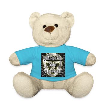 One for all and all for one - Image - 2023 - Teddy Bear - atoll blue - Front