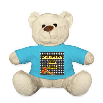 Demonstriere ohne Grund - Abbild - 2023 - Teddy - Atollblau - Vorne