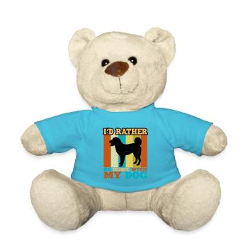 Appenzeller Sennenhund Dog Silhouette Retro Sunset - Nounours - bleu outremer - Devant