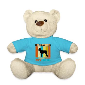 Australian Stumpy Tail Cattle Dog Silhouette - Teddy - Atollblau - Vorne