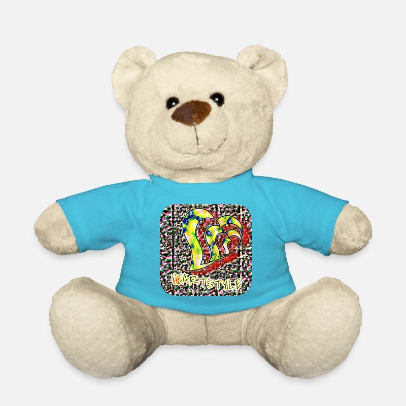 HEARTSTYLE - Teddy Bear - atoll blue