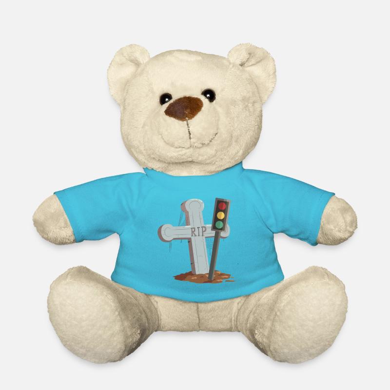 Ampel Ruhe in Frieden RIP - Teddy - Atollblau