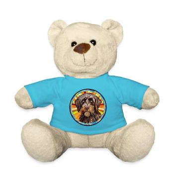 Griffon Griffon Race Aquarelle G - Nounours - bleu outremer - Devant