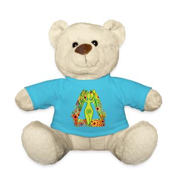 Spiral Goddess E 110 - Teddy Bear - atoll blue - Front