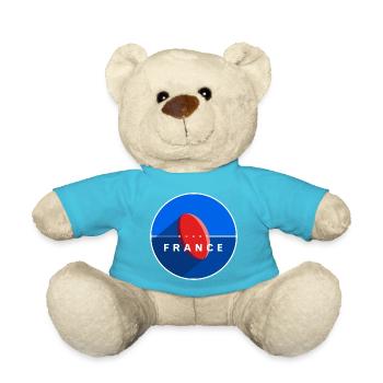 RUGBY FRANCE - Teddy - Atollblau - Vorne