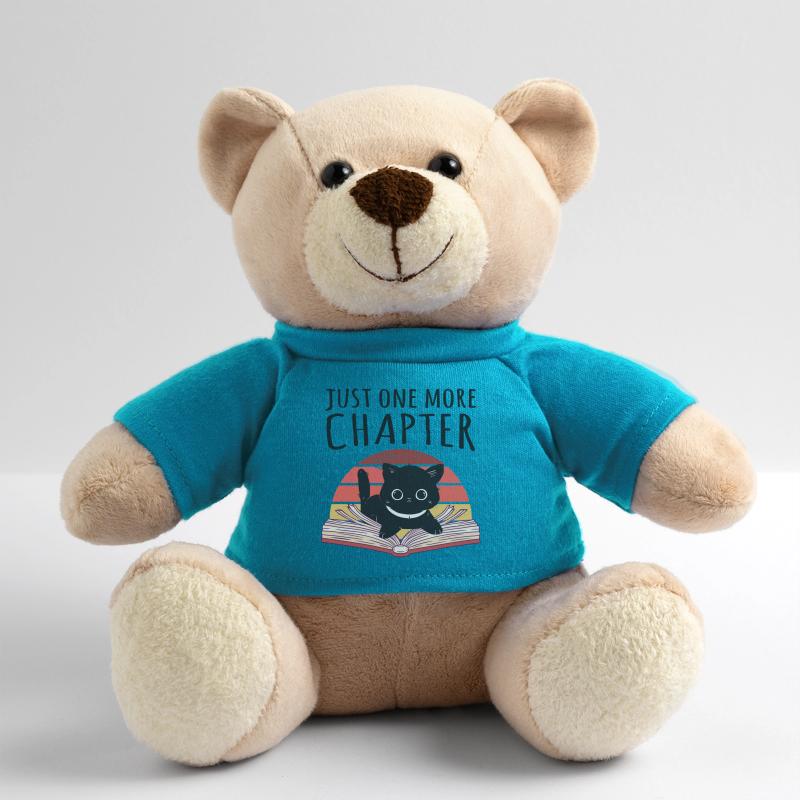 Just one more chapter Bookworm Cat Teddy