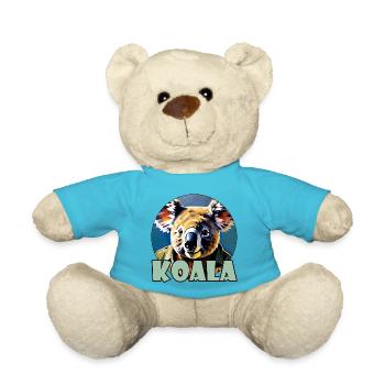 Koala / Wildlife / Eucalyptus / Tree Dwellers / Zoo - Teddy Bear - atoll blue - Front