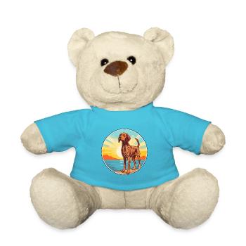 Auvergne pointage chien race Cartoon Kawaii Clipart - Nounours - bleu outremer - Devant