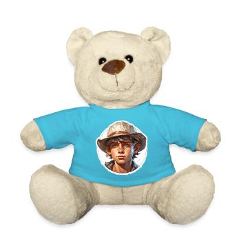 Farmer / Bauer / Ernte / Anbau / Bauernhof / Erde - Teddy - Atollblau - Vorne