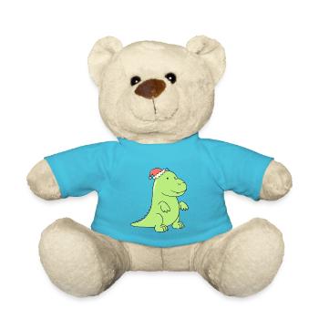 Un petit dinosaure est amoureux - Nounours - bleu outremer - Devant