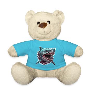 Requin / Faune / Sous-marin / Mer / Océan - Nounours - bleu outremer - Devant
