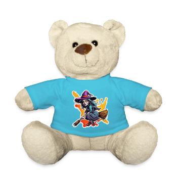 Witch / Magic / Witch Ritual / Fairy Tale / Spell - Teddy Bear - atoll blue - Front