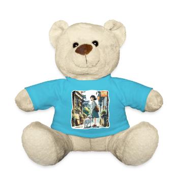 Anime / Comic / Japanisch / Zeichentrick / Cartoon - Teddy - Atollblau - Vorne