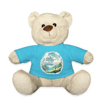 Anime / Comic / Japanisch / Zeichentrick / Cartoon - Teddy - Atollblau - Vorne
