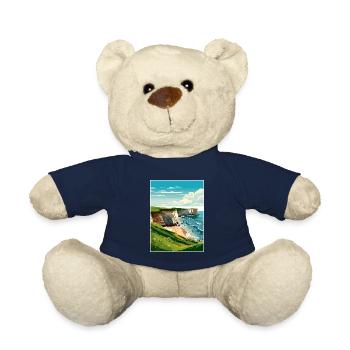 Flamborough Head England Vintage Reiseposter WPA - Teddy - French Navy - Vorne