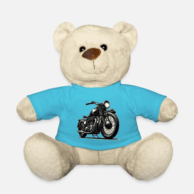 Conception De Moto, Vintage - Nounours - bleu outremer