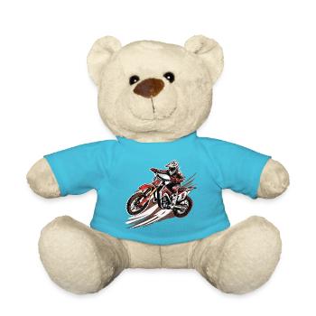 Motard / Motard / Motard / Deux-roues / Cross - Nounours - bleu outremer - Devant