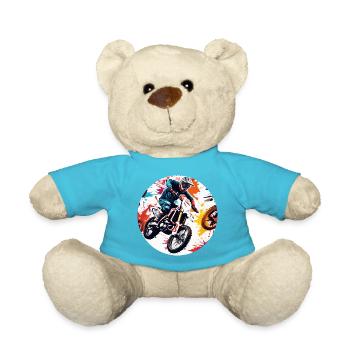 Motard / Motard / Motard / Deux-roues / Cross - Nounours - bleu outremer - Devant