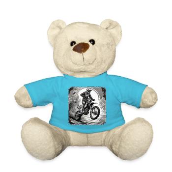 Motard / Motard / Motard / Deux-roues / Cross - Nounours - bleu outremer - Devant